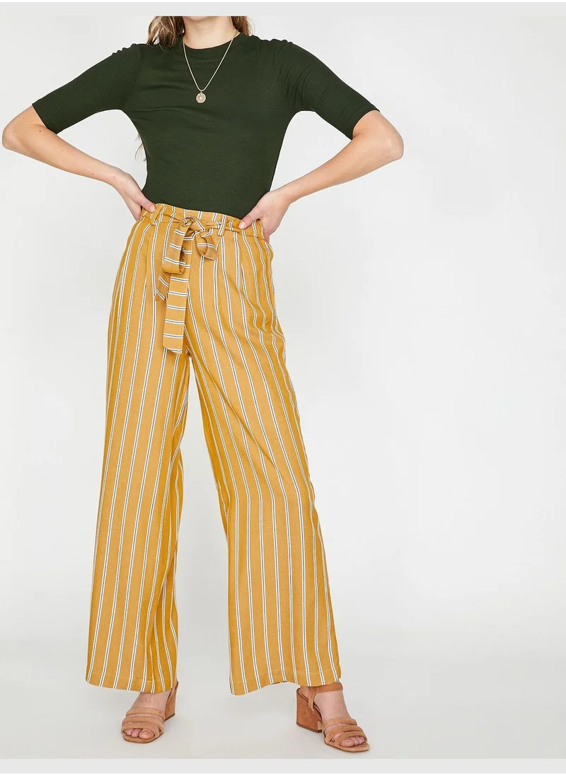 KOTON Striped Trousers