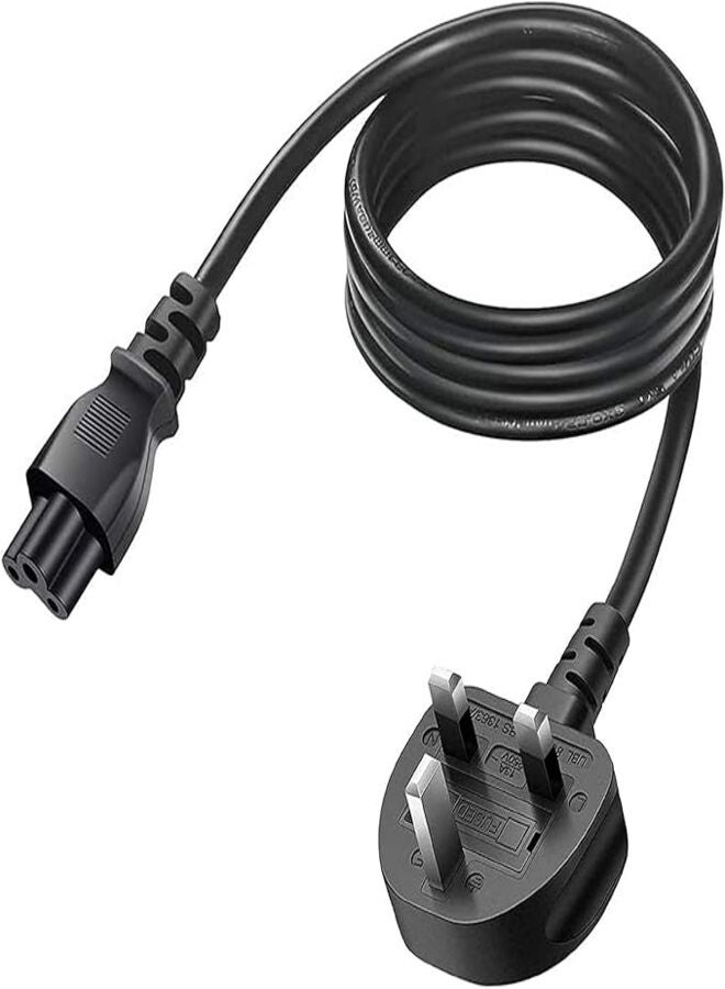 Laptop Power Cable 3-Pin Ultra-Durable 1.5 Meter Long | Reliable, Safe & Efficient Charging Solution - Image 2
