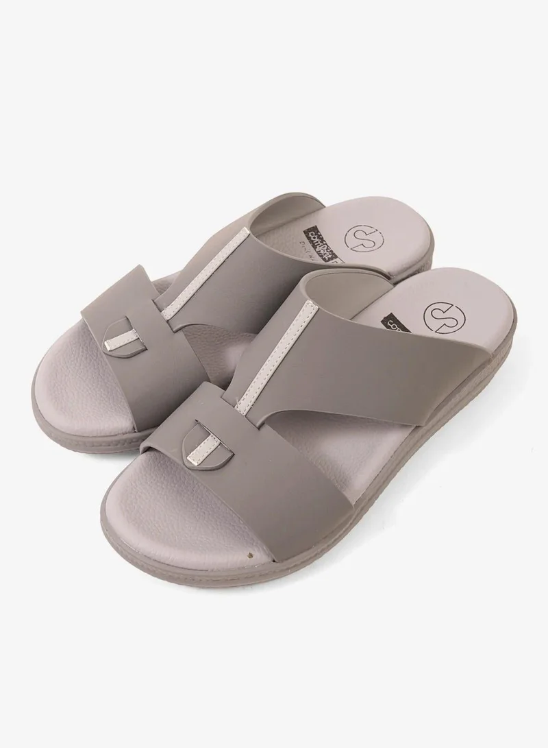 Comfort Plus  COMFORT PLUS GLIDE LUXE ARABIC SANDALS GREY for Men | Best Price UAE
