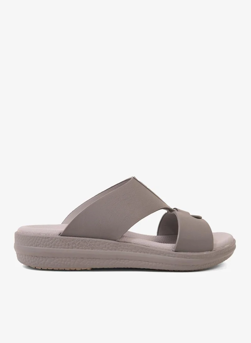 Comfort Plus COMFORT PLUS GLIDE LUXE ARABIC SANDALS GREY