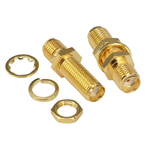 Boobrie SMA Socket Connector Panel Chassis Mount SMA Female to Female Bulkhead Extendable Antenna Jack Adapter for Antennas Wireless LAN Devices Coaxial Cable Pack of 5 - Image 5