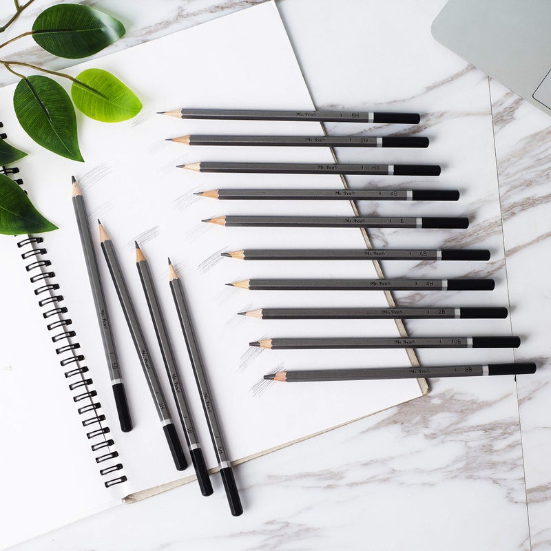 Mr. Pen- Sketch Pencils for Drawing, 14 Pack, Drawing Pencils, Art Pencils, Graphite Pencils, Graphite Pencils for Drawing, Art Pencils for Drawing and Shading - Image 5