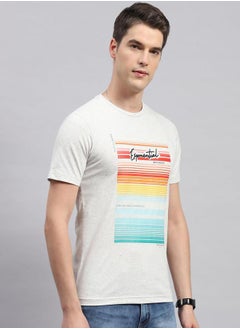 Monte Carlo Men Regular Fit Short Sleeves Printed T-Shirt by Styli  - Image 3