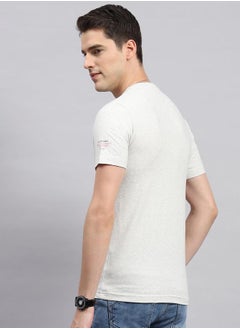 Monte Carlo Men Regular Fit Short Sleeves Printed T-Shirt by Styli  - Image 4