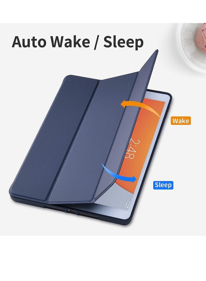 ELTRAZONE iPad 9th/8th/7th Generation Case (2021/2020/2019) iPad 10.2-Inch Case with Pencil Holder [Sleep/Wake] Slim Soft TPU Back Smart Magnetic Stand Protective Cover Cases - Image 4