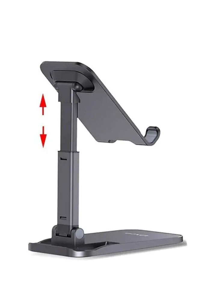 Awei X11 Foldable Desktop Holder - Aluminum - Holder Stand For (Mobile Phone/Tablet) -Black - Image 2