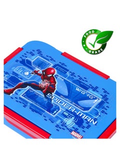 Eazy Kids Marvel Spider-Man 1/2/3/4 Compartment Convertible Bento Lunch Box - Blue  - Image 5