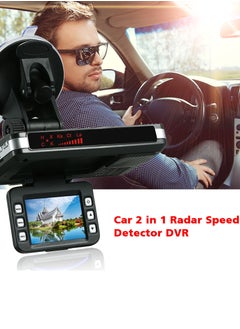 Generic Car DVR 2 in 1 720P Dash Cam Speed Detector  - Image 3