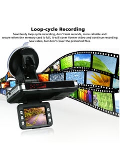 Generic Car DVR 2 in 1 720P Dash Cam Speed Detector  - Image 4