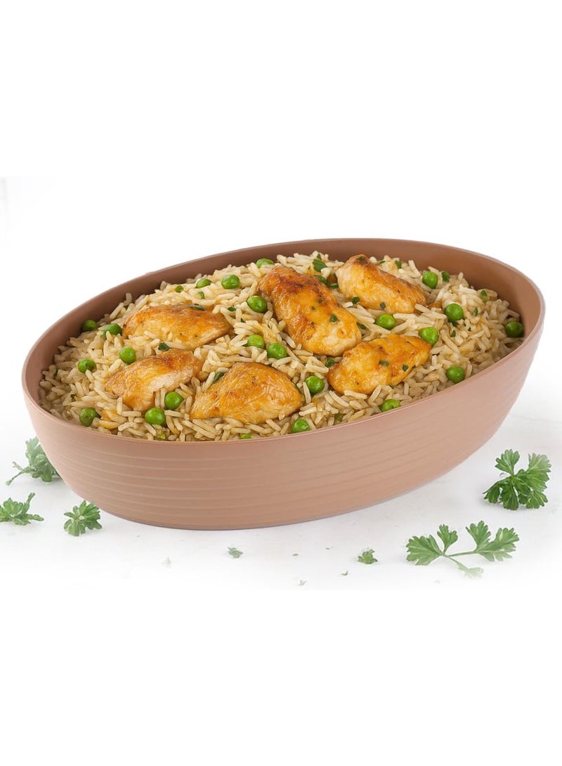 Modern Plastic Serving Bowl - Image 1