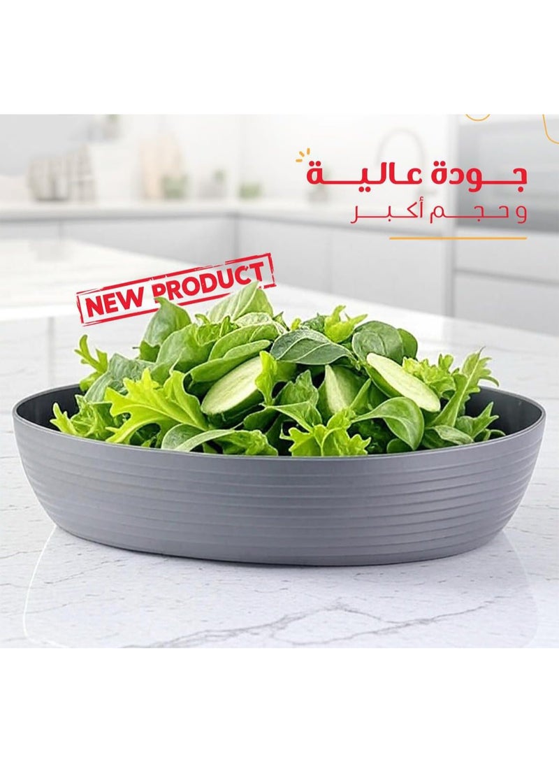 Modern Plastic Serving Bowl - Image 3