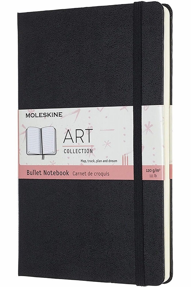 MOLESKINE Art Bullet Journal Large Size Black Cover Artist Planning System - Image 1
