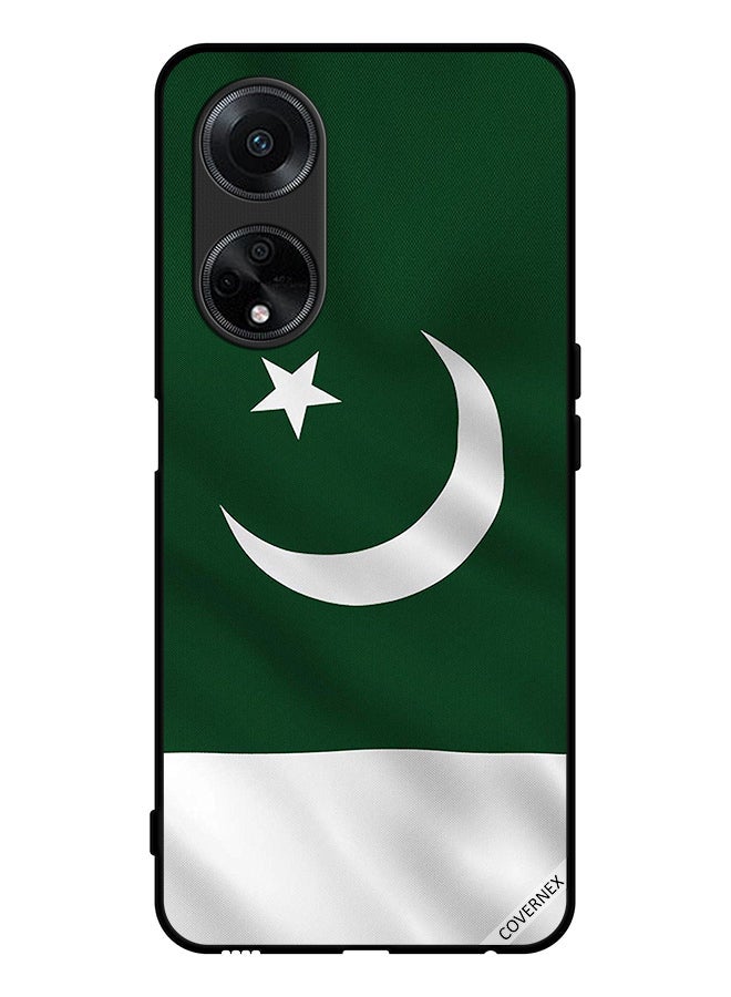 Covernex Protective Case Cover For Oppo A98 5G Pakistan Flag - Image 1