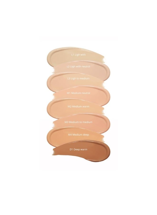 Hearts Natural Long Wear Light to Medium Foundation L3 - Image 2