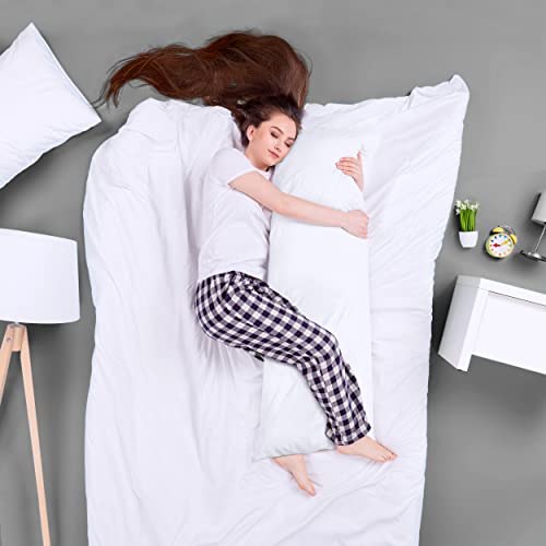 Utopia Bedding Full Body Pillow for Adults (White, 20 x 54 Inch), Long Pillow Insert for Sleeping, Ideal for Side Sleepers - Image 3
