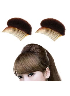 SYBL 2Pcs Bump It Up Volume Hair Base Inserts with Comb Clip for Beehive Hairstyle and Bun Maker, DIY Hair Accessories 