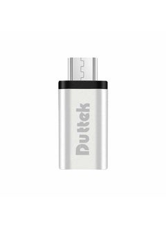 Duttek USB-C to Micro USB Adapter, 480Mbps, OTG Compatible, for FLIR One Pro, Huawei Y7/Y6/P Smart/P8 Lite and Smartphones, Tablets  - Image 1
