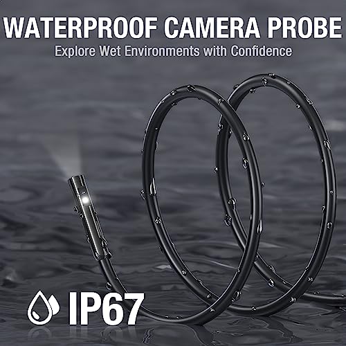 Teslong 5FT Dual Lens Probe, 5mm/0.2inch Diameter Semi-Rigid Cable Compatible with MS450 Inspection Camera - Image 5