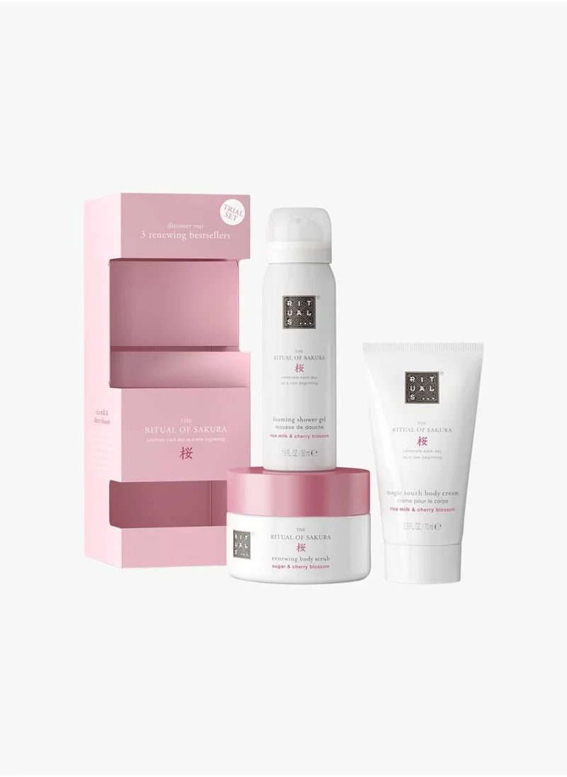 ريتوالز Rituals The Ritual of SAKURA 50ml Foam Cream + 125g Peeling + 70ml Lotion