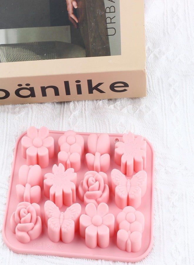 YIMINGMOLD Flower Silicone Candy Mold Rose Tulip Flower Butterfly Mold For Candy Chocolate - Image 4
