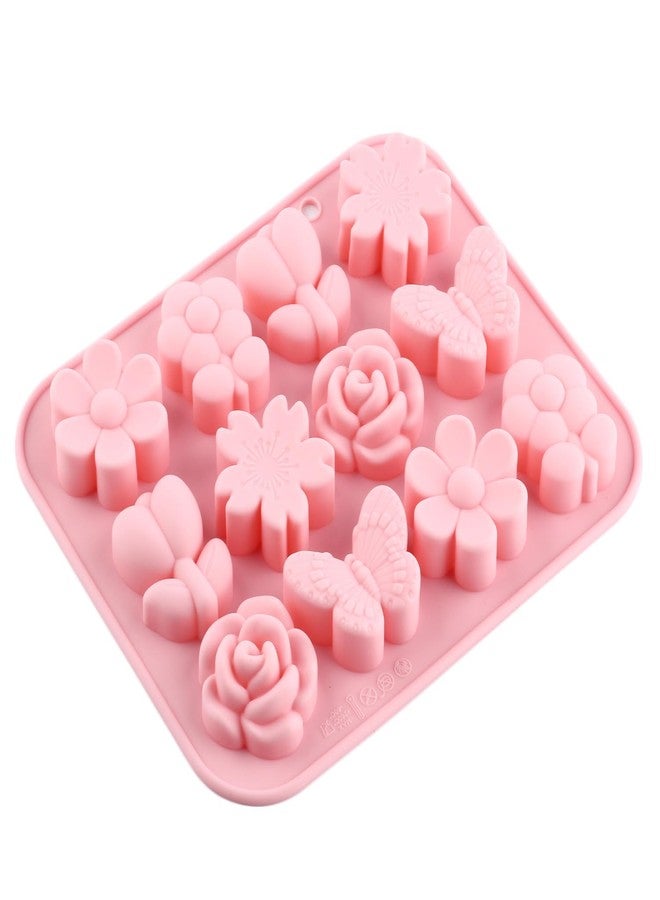 YIMINGMOLD Flower Silicone Candy Mold Rose Tulip Flower Butterfly Mold For Candy Chocolate - Image 5