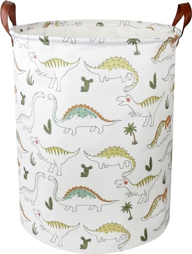 NTAOHAMPER Dinosaur Laundry Hamper laundry Basket Waterproof Storage Bin for Bedroom Clothes Organizer Basket Room DecorLight Dinosaur - Image 1