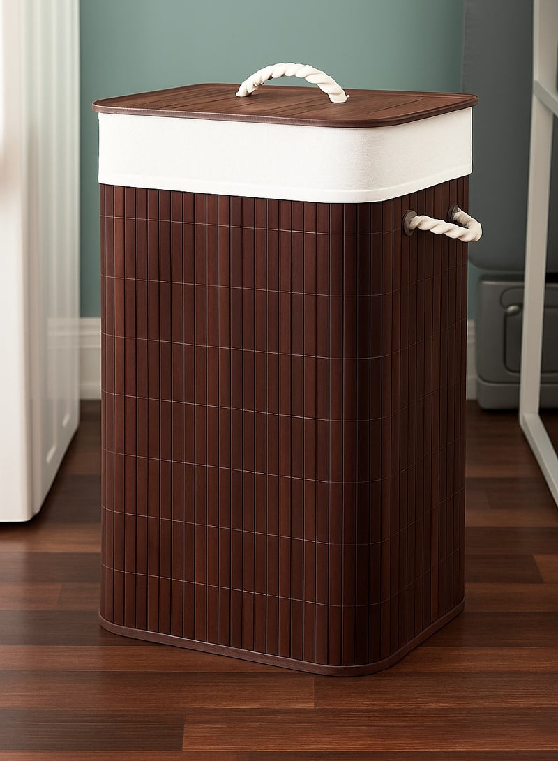 Roman Gifts سلة غسيل كبيرة مضادة للماء سلة غسيل قائمة بذاتها سلة غسيل مع حروف مطبوعة لألعاب الملابس في المسكن والأسرة - Image 1