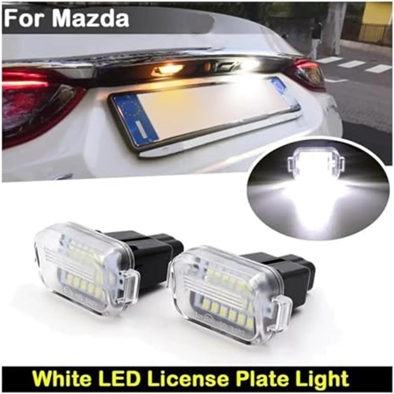 Vuzmode 2Pcs White License Plate Light for Mazda 6 (2014-2017) - Image 5
