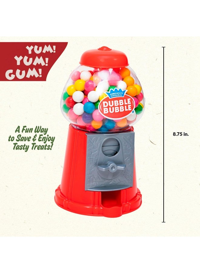 Schylling Brand Classic Retro Gumball Coin Bank - 8.5" Tall - Includes 45 Dubble Bubble Gumballs - Ages 3+ - Image 3