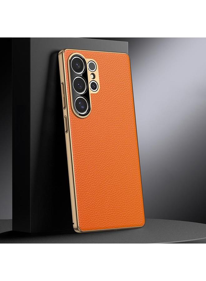 اس-توب جراب لهاتف Samsung Galaxy S25 Ultra 5G مصنوع من الجلد الأصلي - Image 1