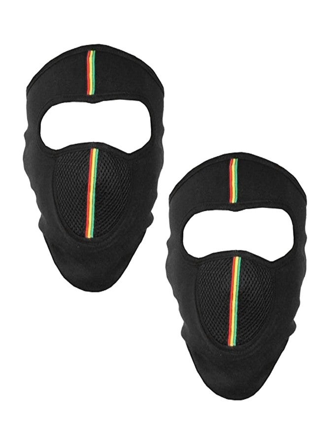 CareDone(Packof2) Half Ninja Face Reusable, Washable Winter Anti Pollution Dust Mask Head Mask UV Protection Windproof for All Outdoor Activity Bike Riding Sports Activity for Unisex. - Image 1