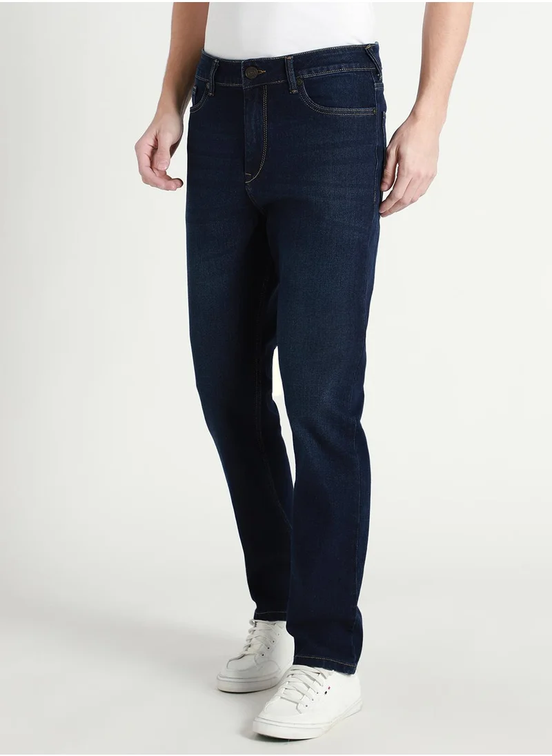 Dennis Lingo Medium Blue Jeans For Men