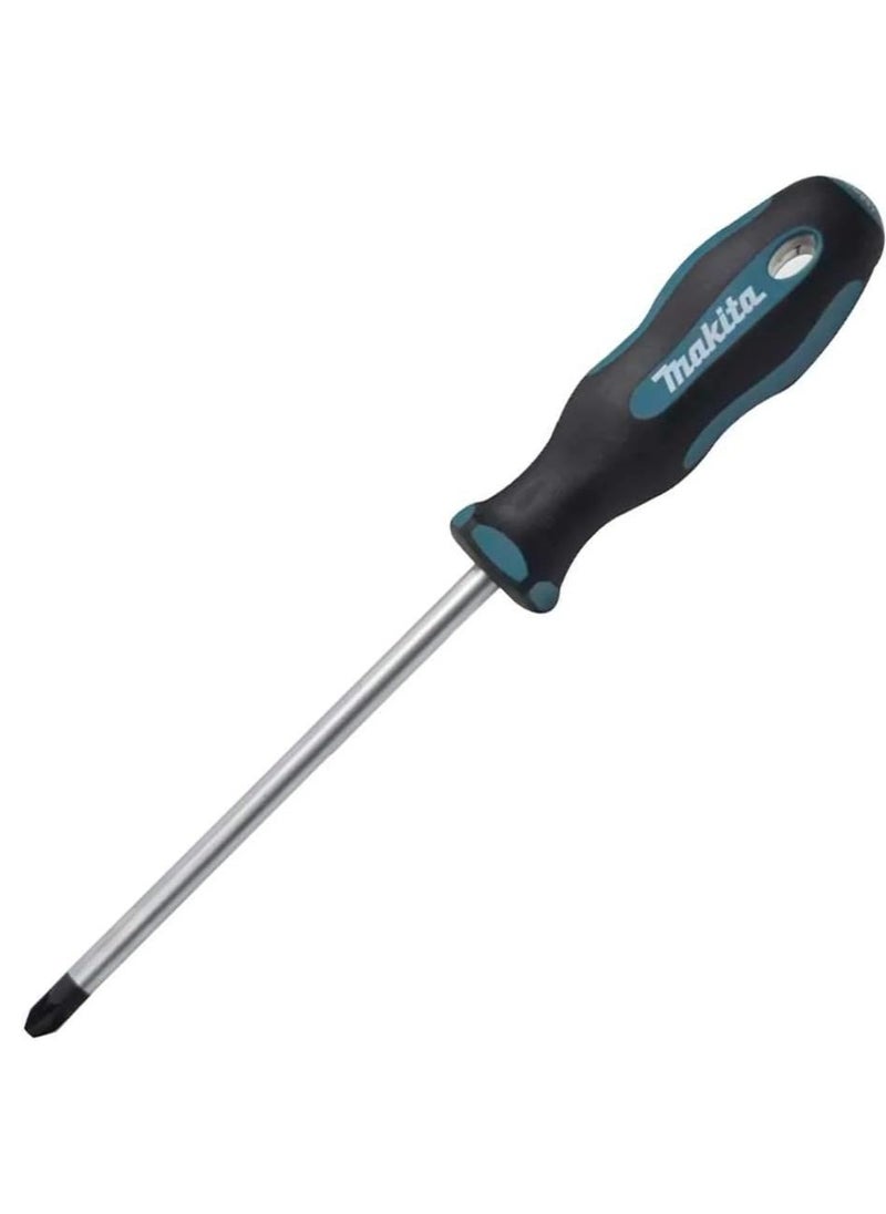 Makita Power Tools - B-65931 Makita Phillips Screwdriver PH3, 150mm, Magnetic Tip, Ergonomic Handle, Cr-V Steel, High Torque Strength - Image 1