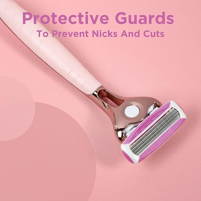 WILKINSON SWORD Quattro For Women Smooth Glide Pack of 6 Razor Blade Refills - Image 4