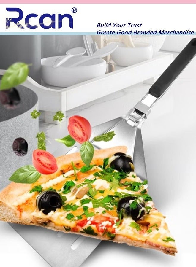 ركان مجرفة بيتزا قابلة للطي ومثقبة ومتينة غير قابلة للانزلاق ومجرفة بيتزا للمطبخ المنزلي والمطعم وخبز الكيك - Image 3