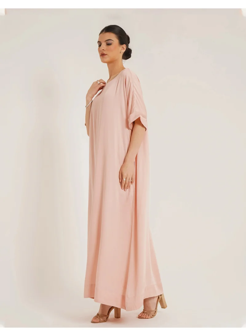 Noor Laila Rose Slip – Oversized Grace in a Soft Rose Hue made with TENCEL™