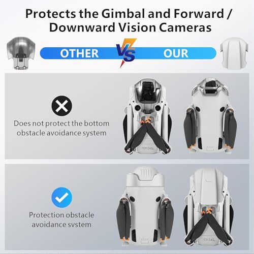 FPVtosky مجموعة ملحقات FPVtosky Mini 4 Pro - مجموعة 7 في 1، حقيبة حمل، مجموعة فلاتر ND، واقي شمس RC2، حبل، غطاء عدسة، واقي شاشة، حامل مروحة لطائرة DJI Mini 4 - Image 4
