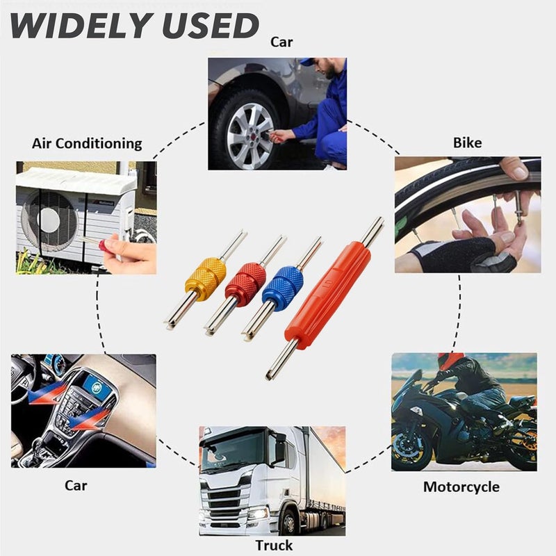 ROSY PIXEL Diking R134A R12 A/C HVAC Air Conditioner Schrader Valve Stem Core Remover Tool (Remover Tool) - Image 4