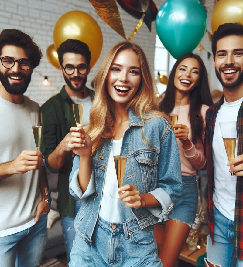 Party Essentials Disposable Hard Plastic Two Piece 4 oz. Toasting Cocktail Cups  Clear Champagne Flutes  40-Count - Image 4