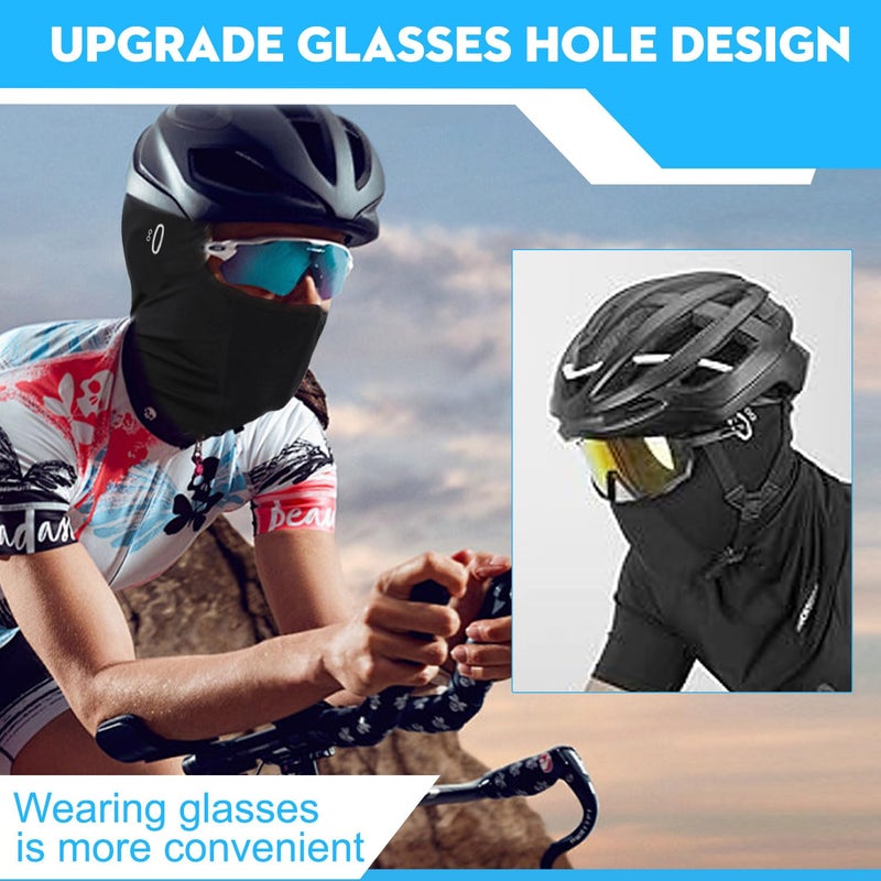 BendJoy Balaclava for Men Bike, Full Face Mask for Sun Protection, Breathable Helmet Mask for Riding, Cycling, Skiing – Ultimate Riding Gears for Bikers Black - Image 2
