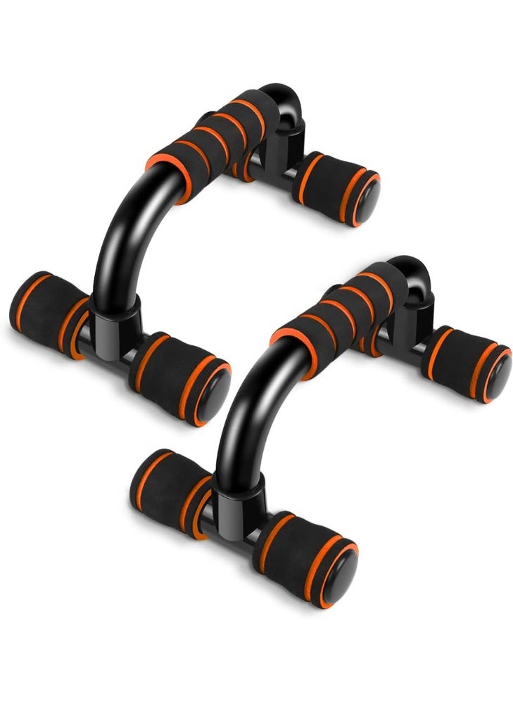 kunshao Push Up Bar Stands, Fitness Press Up Bar with Non-Slip Foam Handles for Arms, Chest and Shoulder Training Gym home Workout Exercise - Image 1