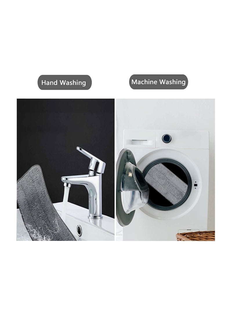 اورورا ممسحة دريمونز لينك من الألياف الدقيقة لتنظيف الأرضيات مع 5 وسادات قابلة للغسل 360 مل بخاخ خزان المياه (360 مل) - Image 4