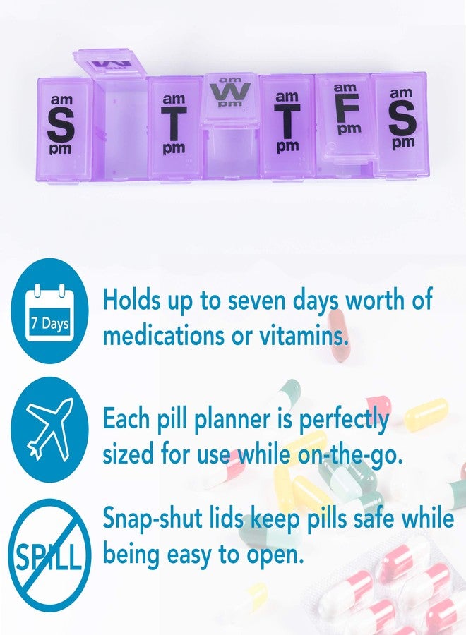 APEX 7 Day XXL Twice a Day Weekly Pill Organizer - Image 3