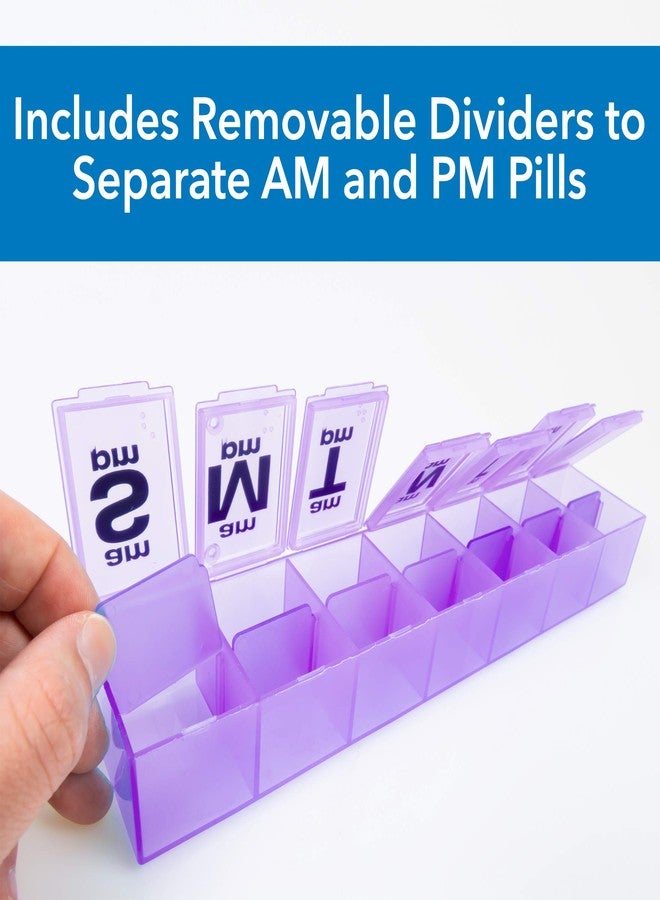 APEX 7 Day XXL Twice a Day Weekly Pill Organizer - Image 2