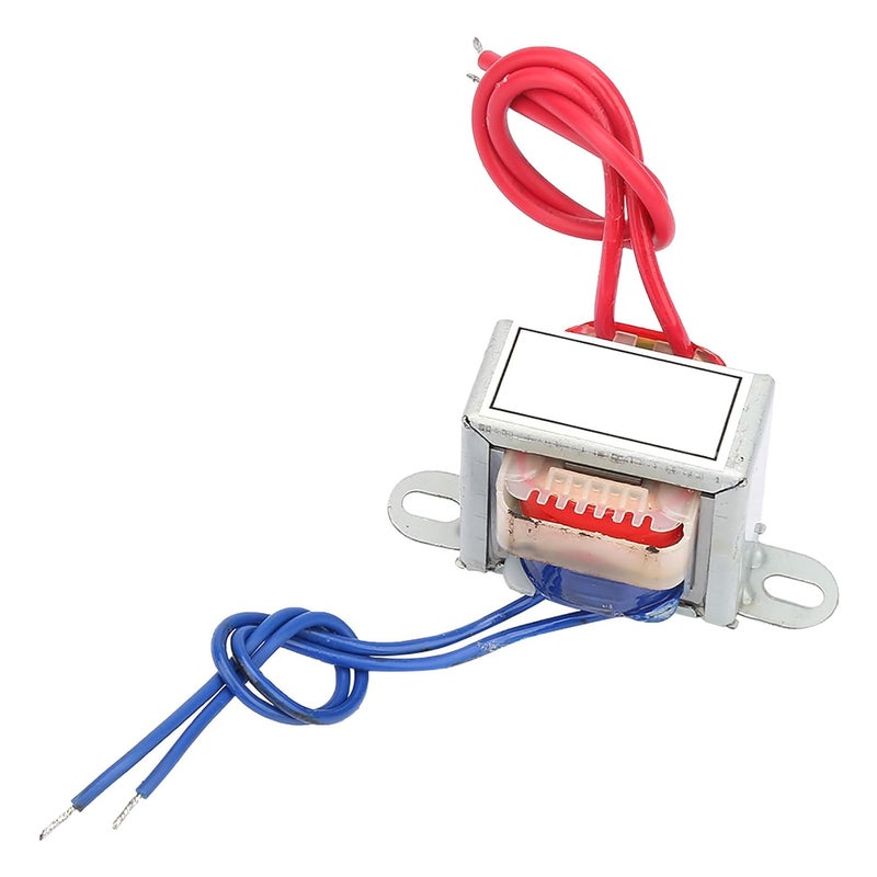 AC Power Transformer 2W 220V to 12V / 24V Output Voltage Flame Retardant Nylon Core - Reliable Copper Wire Coil, Vacuum Varnish Insulation for Electronics and Use (12V) - Image 1
