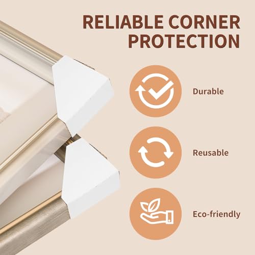 Mardili 120 PACK Adjustable Picture Frame Cardboard Corner Protectors for Shipping, Packing or Moving Art - Pack of 120 - Fold 3 ways to fit frames from 0.5" - 1.5" (120 pack) - Image 4