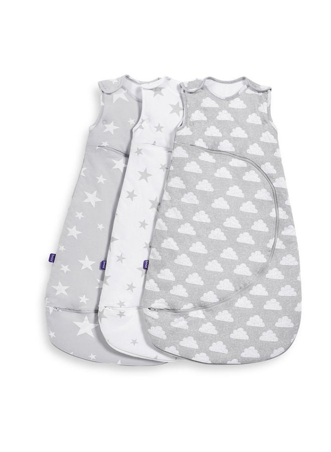 Snuz Pouch Baby Sleeping Bag With Zip For Easy Nappy Changing From 0-6 Months, 1.0 Tog  - Image 4
