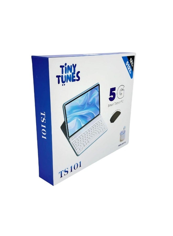 تيني تونز جهاز Tiny Tunes TS101 اللوحي للأطفال بتقنية 5G، شاشة 10.1 بوصة، نظام أندرويد 13 | ذاكرة وصول عشوائي 12 جيجابايت + سعة تخزين 512 جيجابايت | كاميرا 13 ميجابكسل - Image 1