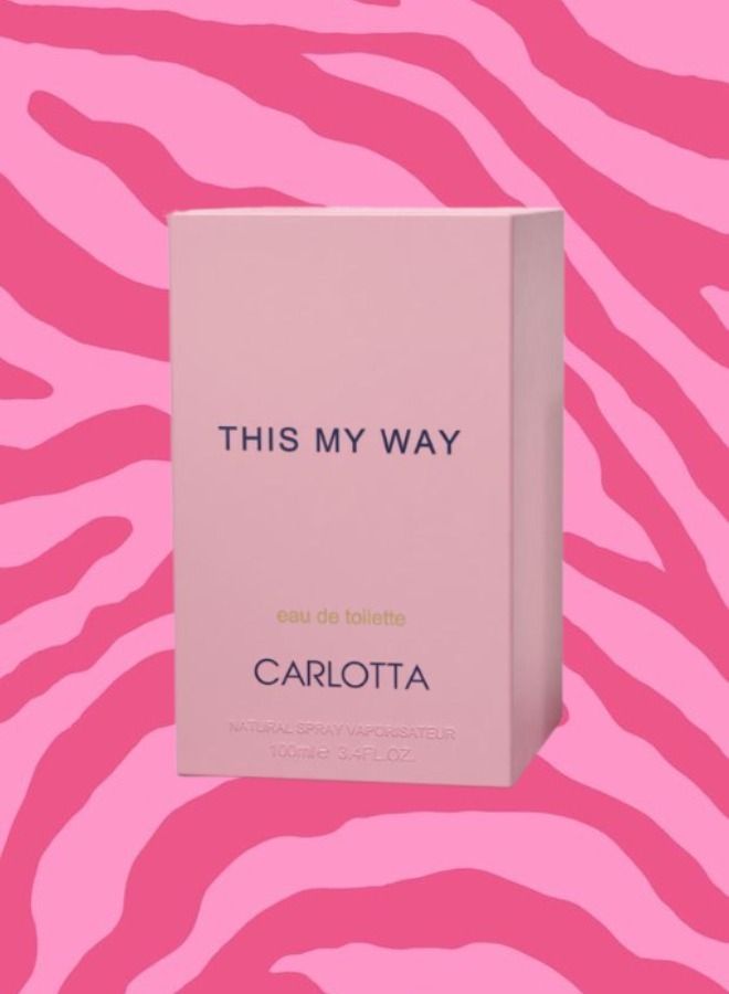 Carlotta 4 Pieces This My Way Carlotta Perfume EDT 100ML  - Image 2