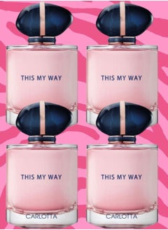 Carlotta 4 Pieces This My Way Carlotta Perfume EDT 100ML  - Image 1